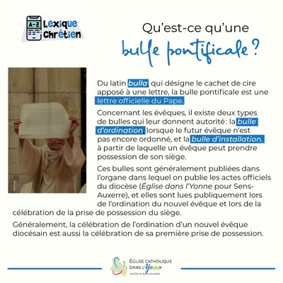 0610 vocabulaire bulle pontificale