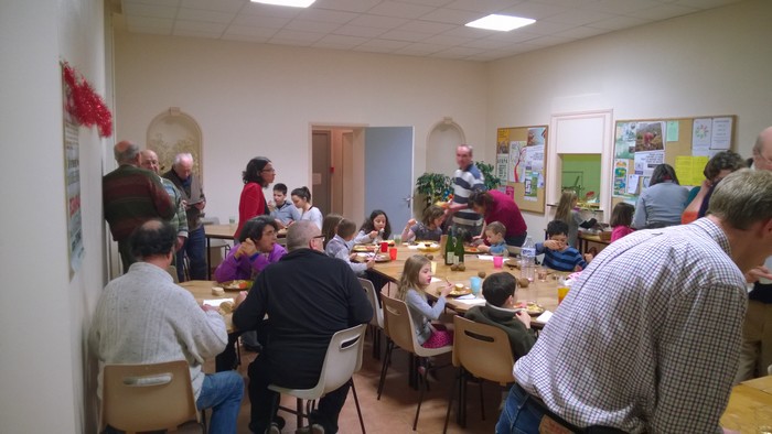 repas partagé veillée de noel