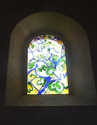 vitrail  église Fontaine la Gaillarde